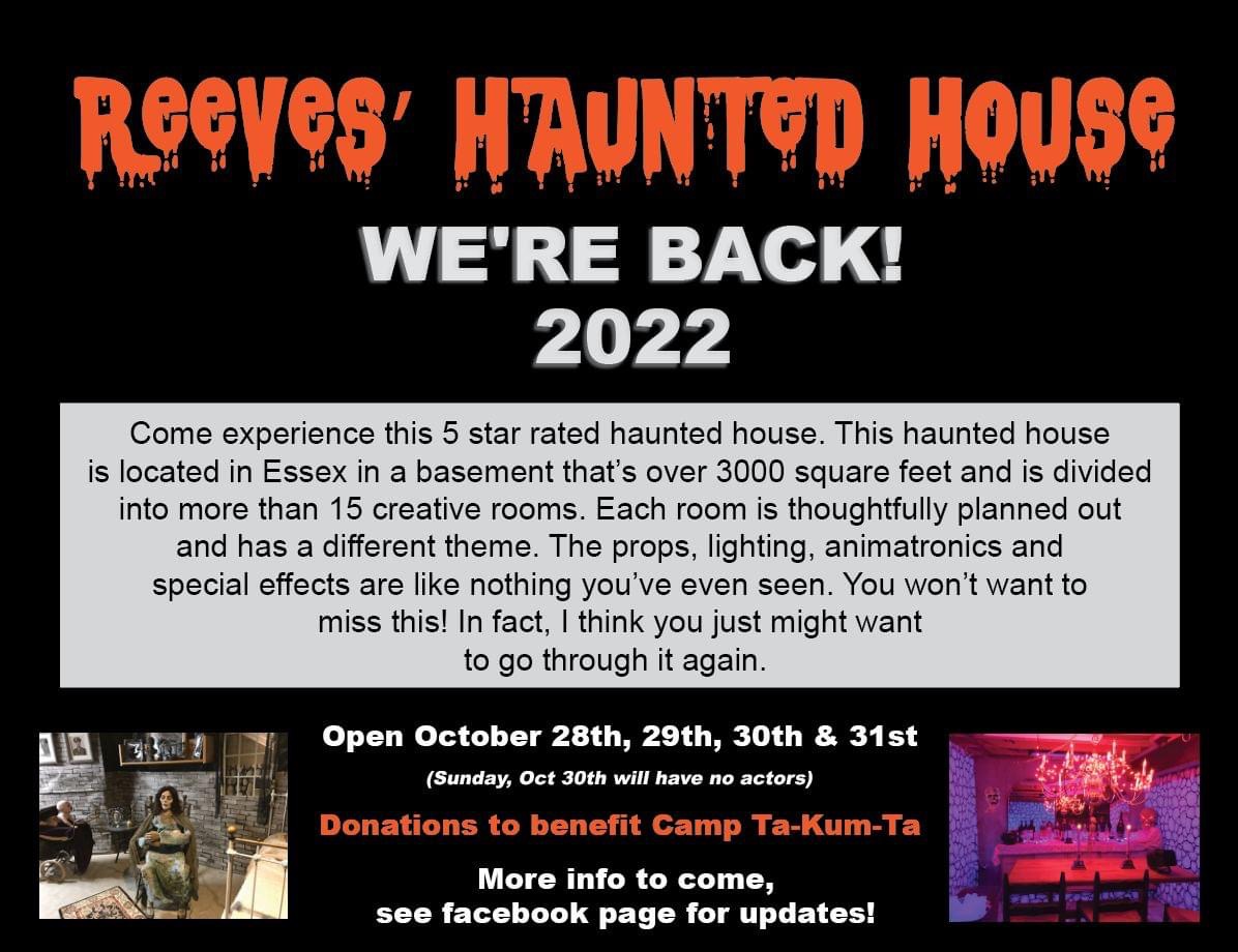 2022 Question and Answer With Reeves' Haunted House